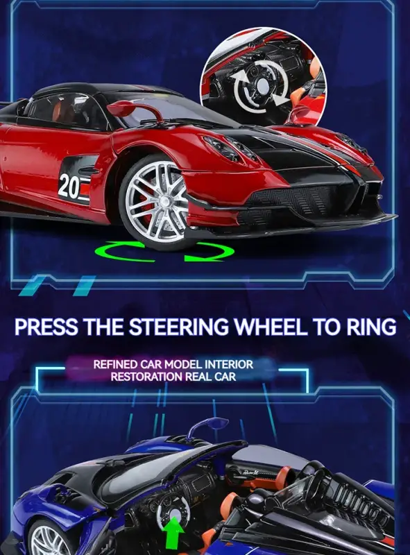 Pagani Huayra 1:18 Model Samochodu Metalowy