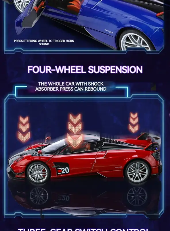Pagani Huayra 1:18 Model Samochodu Metalowy