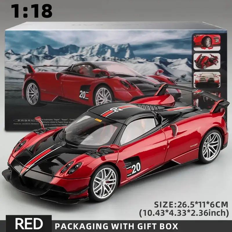 Pagani Huayra 1:18 Model Samochodu Metalowy
