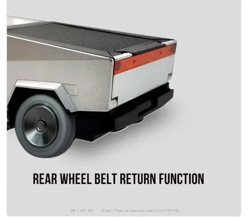 Tesla Cybertruck 1:32 Model Samochodu Metalowy Dźwięk i Światło