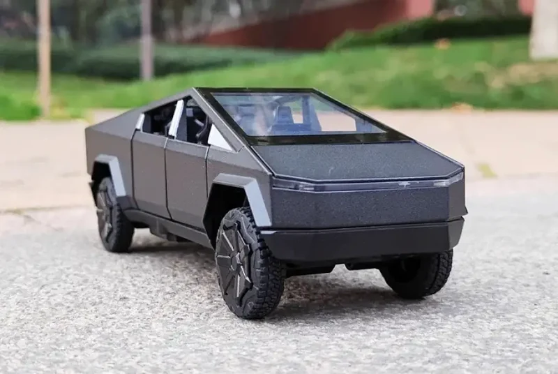 Tesla Cybertruck 1:32 Model Samochodu Metalowy Dźwięk i Światło