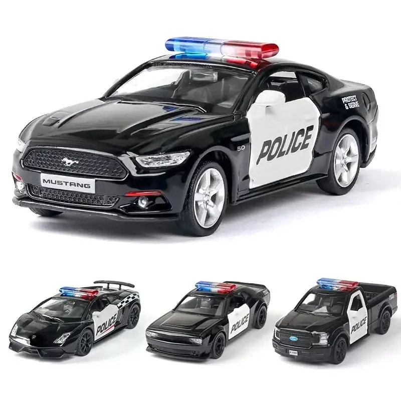 Ford, Lamborghini, Challenger 1:36 Modele Samochodów Mechanizm Cofania