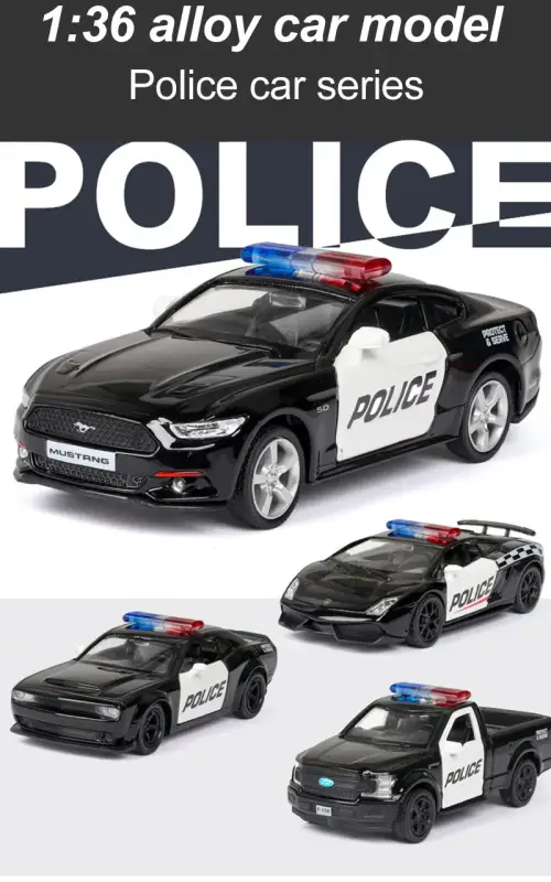 Ford, Lamborghini, Challenger 1:36 Modele Samochodów Mechanizm Cofania