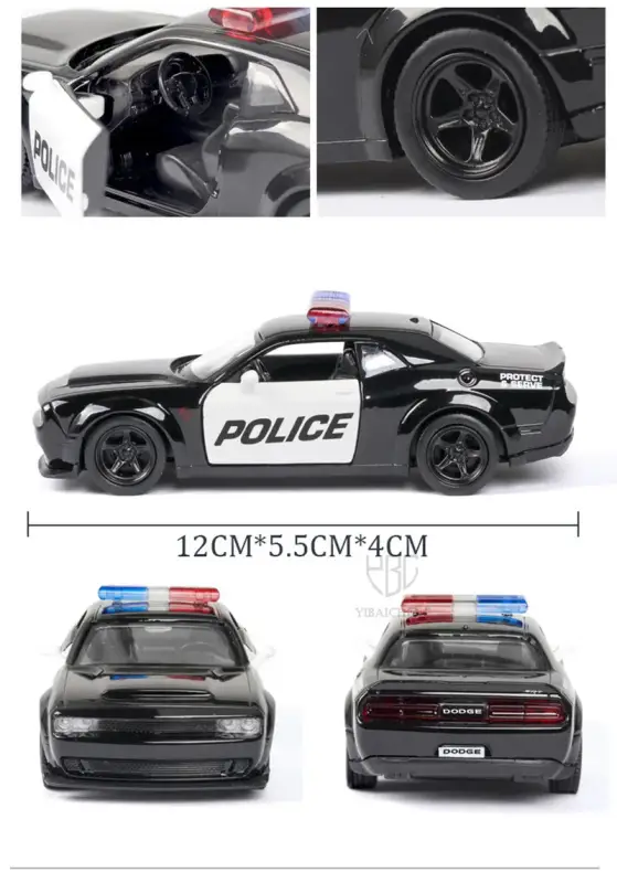 Ford, Lamborghini, Challenger 1:36 Modele Samochodów Mechanizm Cofania
