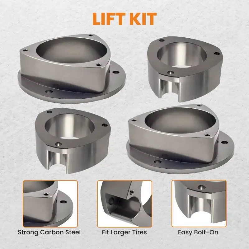 Zestaw Podwyższający Zawieszenie 3" do Subaru Forester Impreza Legacy Saab 92-X Aluminium