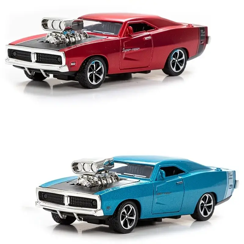 Dodge Sports Car 1:32 Model Samochodu Metalowy Otwierane Drzwi