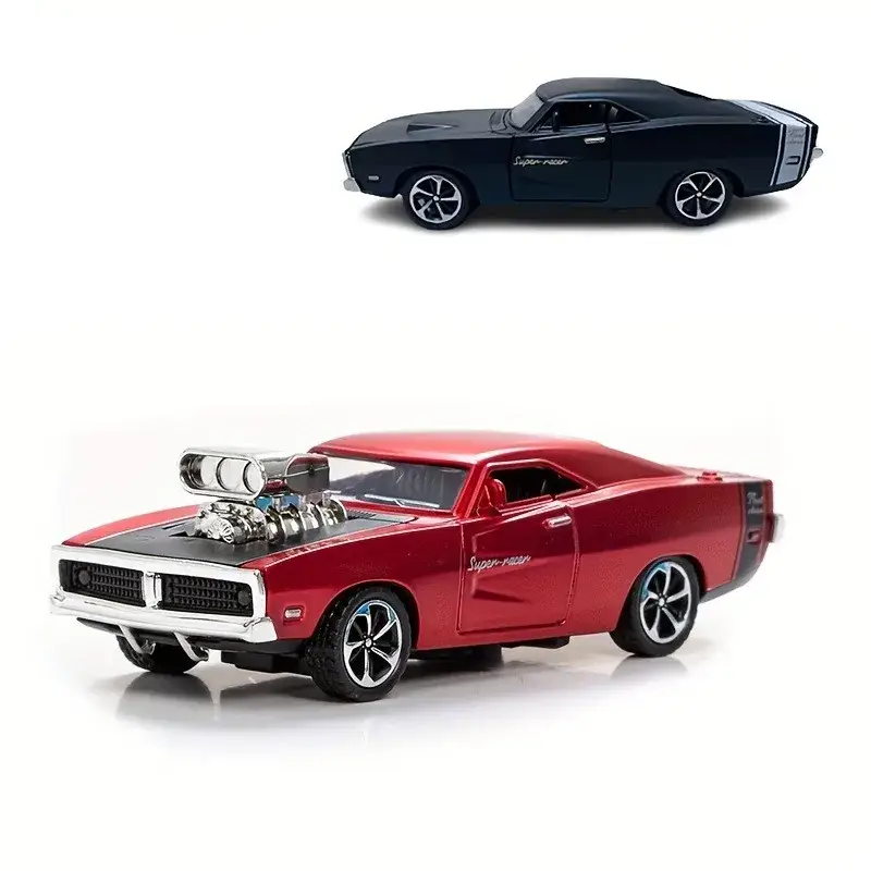 Dodge Sports Car 1:32 Model Samochodu Metalowy Otwierane Drzwi