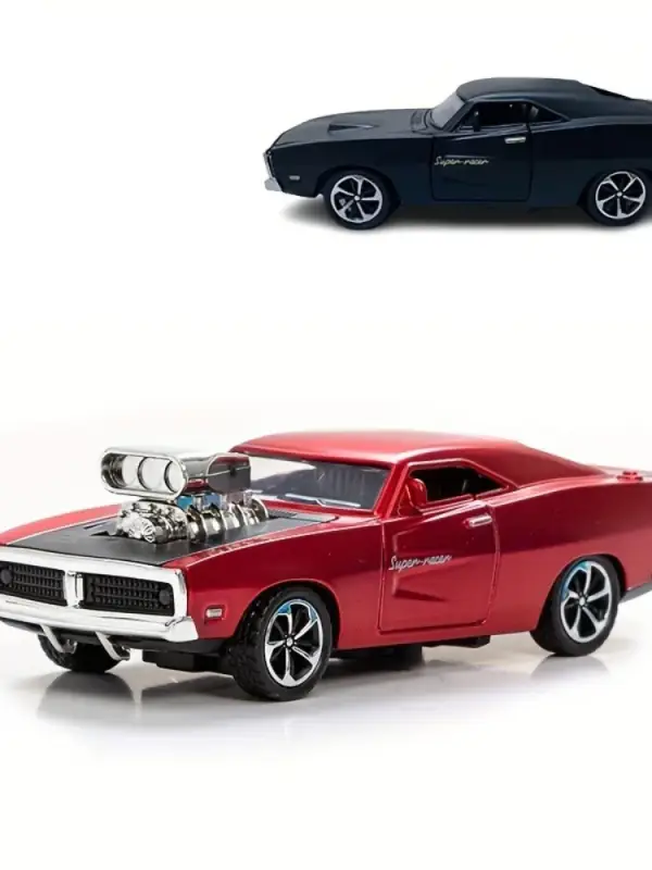 Dodge Sports Car 1:32 Model Samochodu Metalowy Otwierane Drzwi