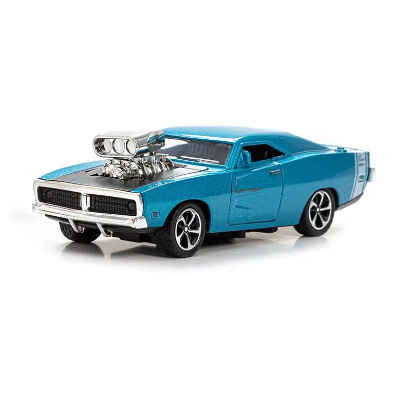 Dodge Sports Car 1:32 Model Samochodu Metalowy Otwierane Drzwi