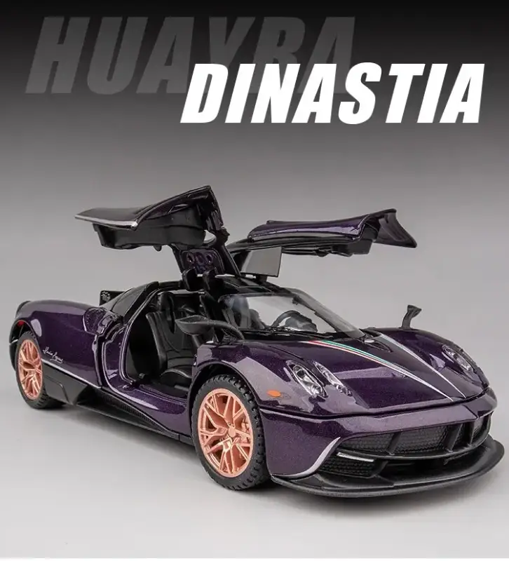 Pagani Huayra 1:32 Model Samochodu Metalowy Dźwięk i Światło