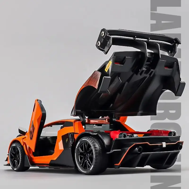 Lamborghini SCV12 1:24 Model Samochodu Metalowy Dźwięk i Światło