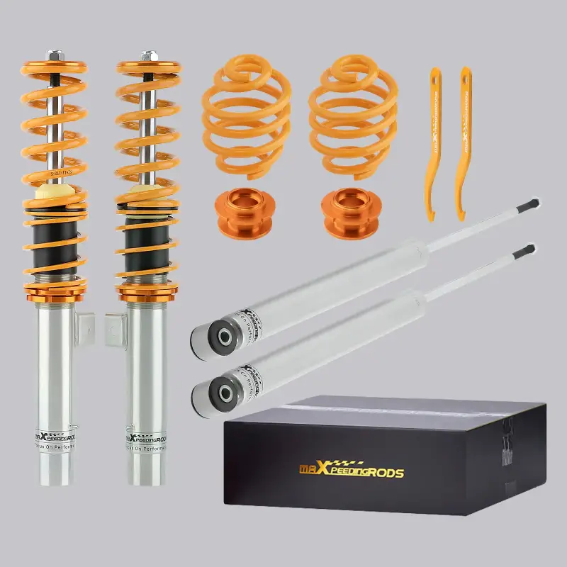 Coilovers do BMW E46 316i, 318d, 320i, 323i, 325i, 328i, 330i Regulowane Zawieszenie Amortyzatory Sprężyny