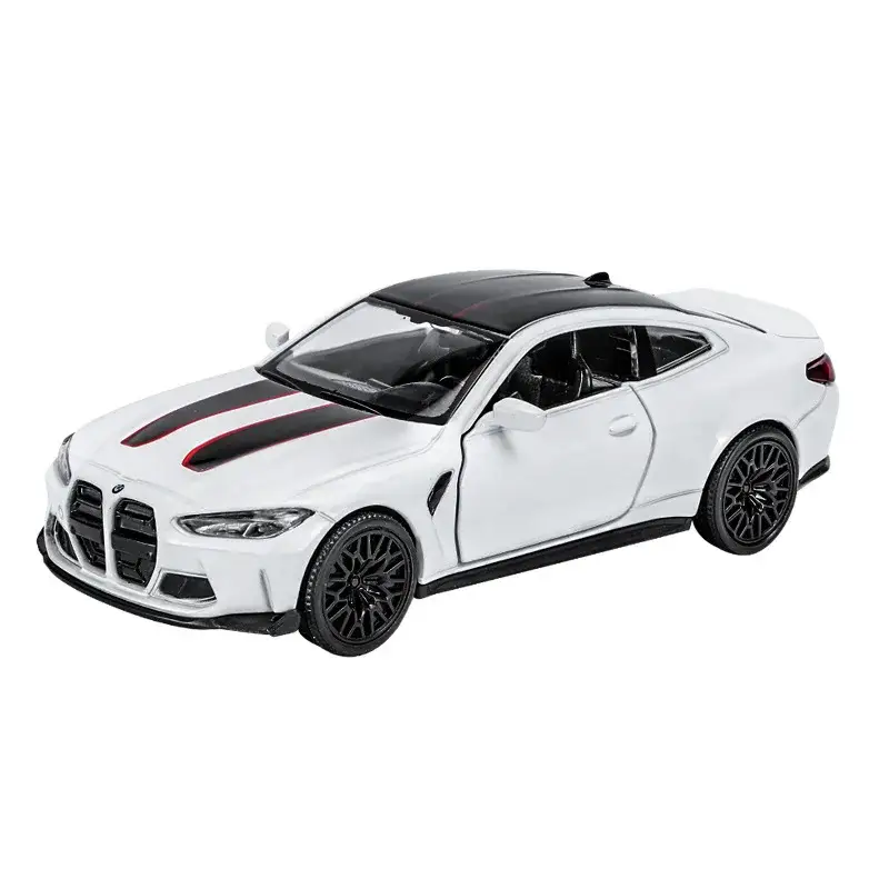 BMW M4 CSL 1:36 Model Samochodu Metalowy Otwierane Drzwi