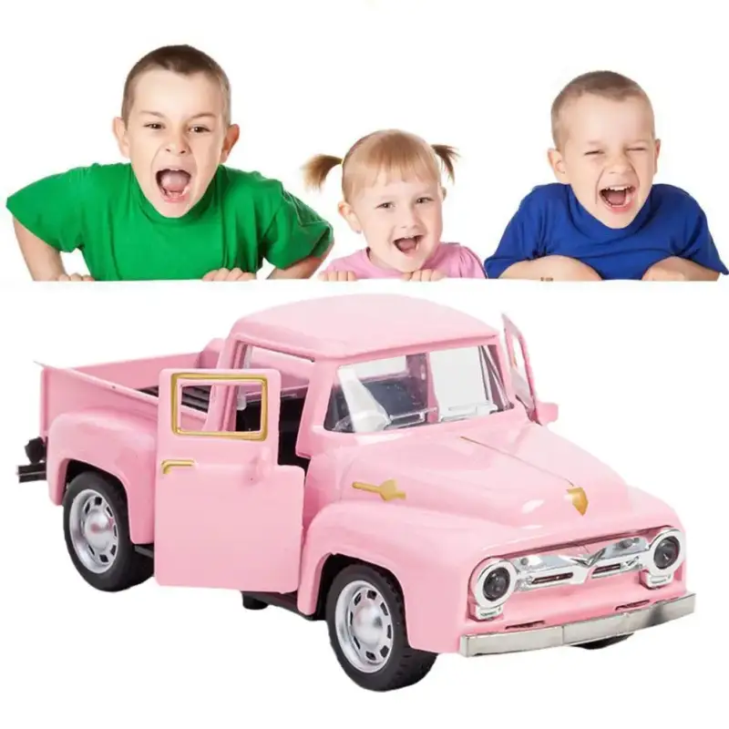 Pickup 1:32 Model Samochodu Metalowy Mechanizm Cofania