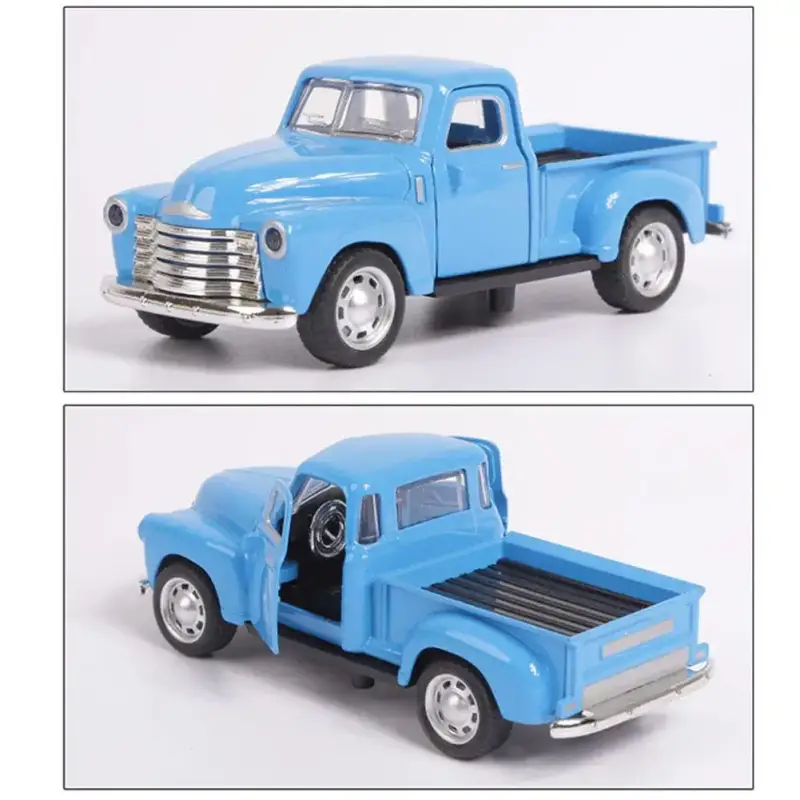 Pickup 1:32 Model Samochodu Metalowy Mechanizm Cofania
