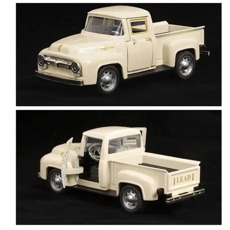 Pickup 1:32 Model Samochodu Metalowy Mechanizm Cofania