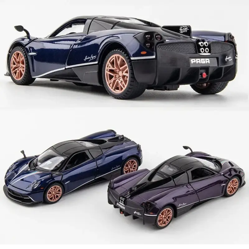 Pagani Huayra 1:32 Model Samochodu Metalowy Dźwięk i Światło