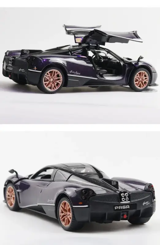 Pagani Huayra 1:32 Model Samochodu Metalowy Dźwięk i Światło