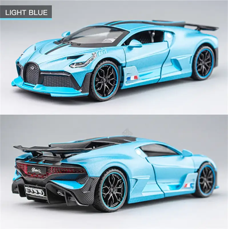 Bugatti Divo 1:32 Model Samochodu Metalowy Światło