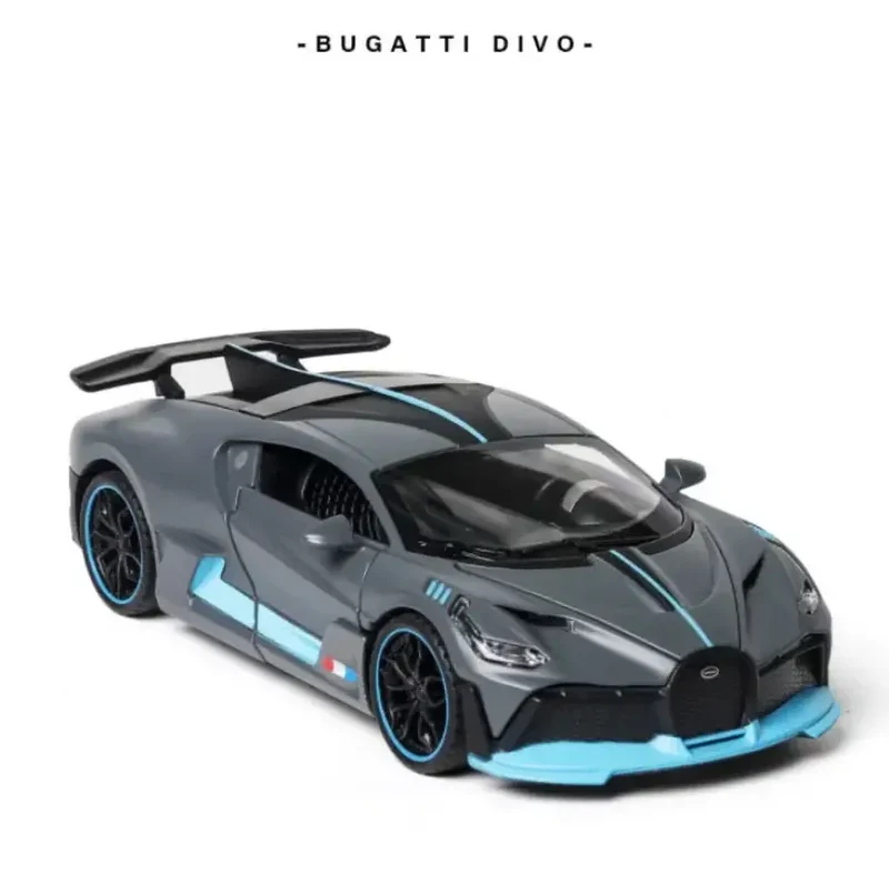 Bugatti Divo 1:32 Model Samochodu Metalowy Światło