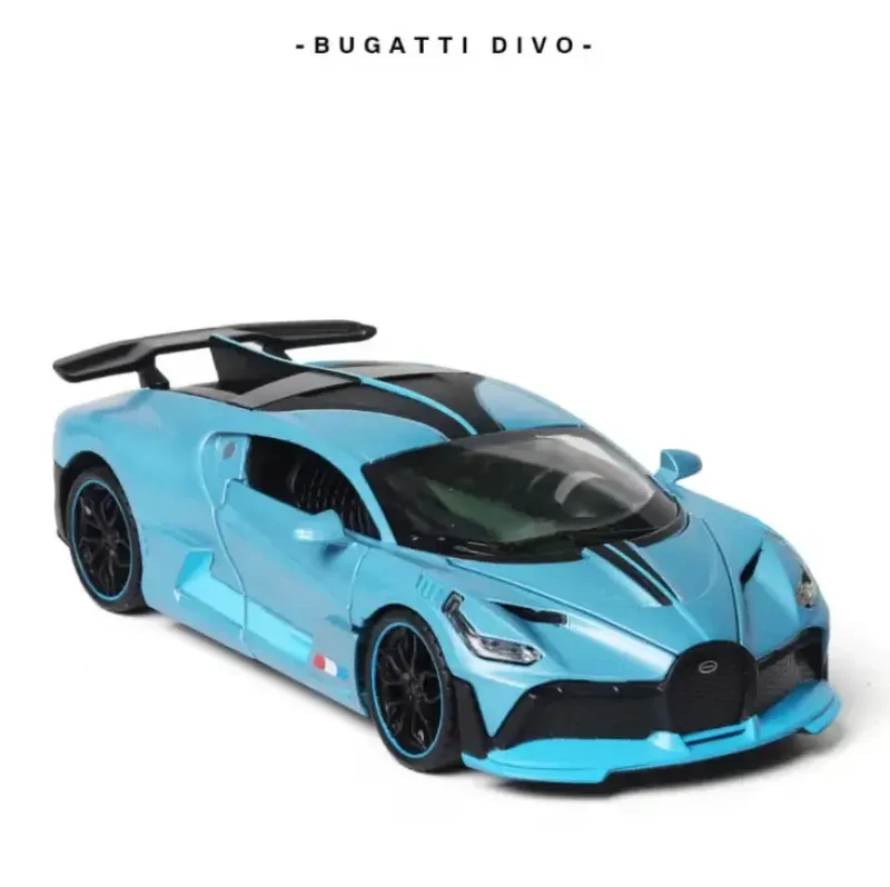 Bugatti Divo 1:32 Model Samochodu Metalowy Światło