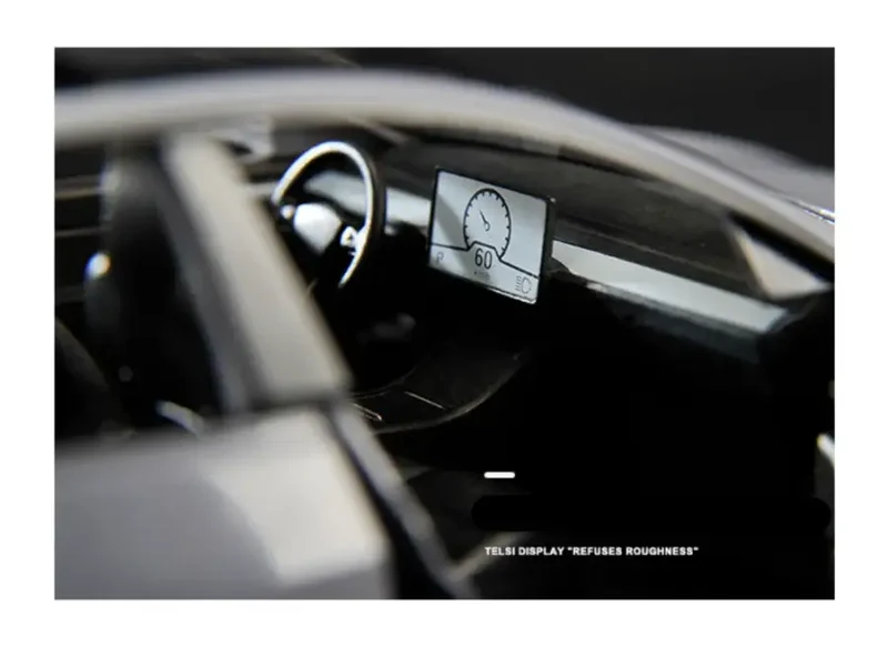 Tesla Model 3 1:24 Model Samochodu Metalowy Dźwięk i Światło