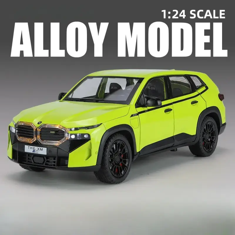 BMW XM SUV 1:24 Model Samochodu Metalowy Dźwięk i Światło