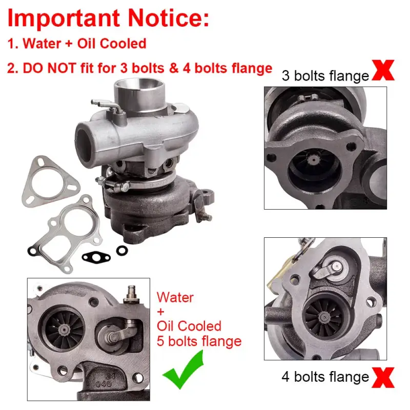 Turbosprężarka TD04 do Mitsubishi Pajero 2.5L 4D56T OEM 49177-01504 MR355220