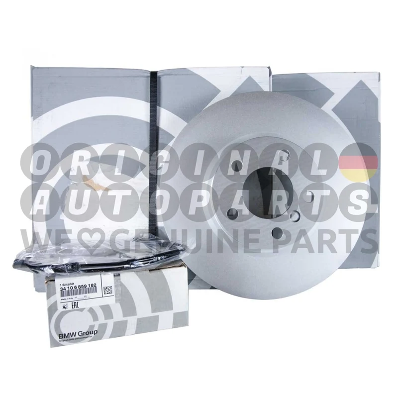 Genuine BMW Brake Discs Rotors + Pads + Sensor front left+right X3 F25 X4 F26 328x28mm 34106879122 34106859182 34356790303