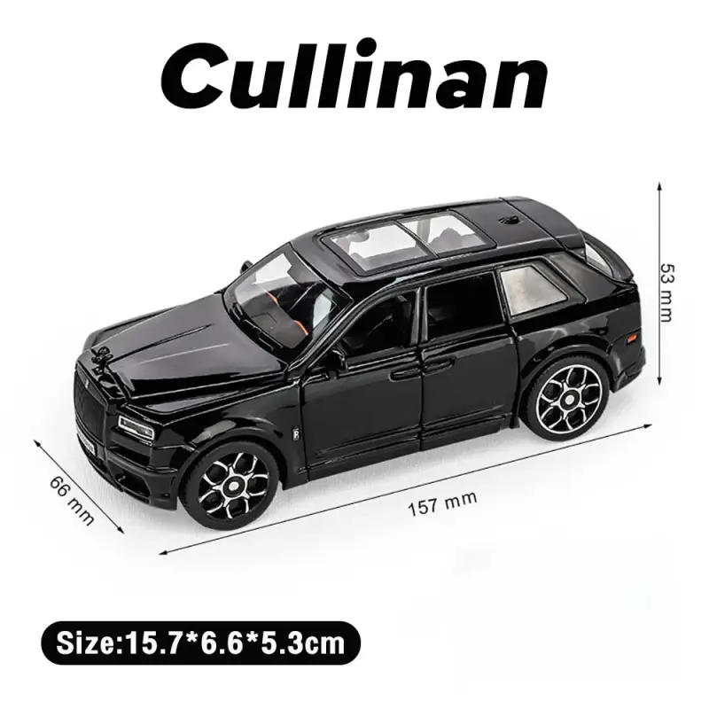 Rolls-Royce Cullinan SUV 1:32 Model Samochodu Metalowy Dźwięk i Światło