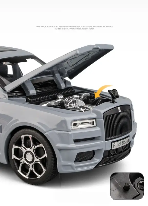Rolls-Royce Cullinan SUV 1:32 Model Samochodu Metalowy Dźwięk i Światło
