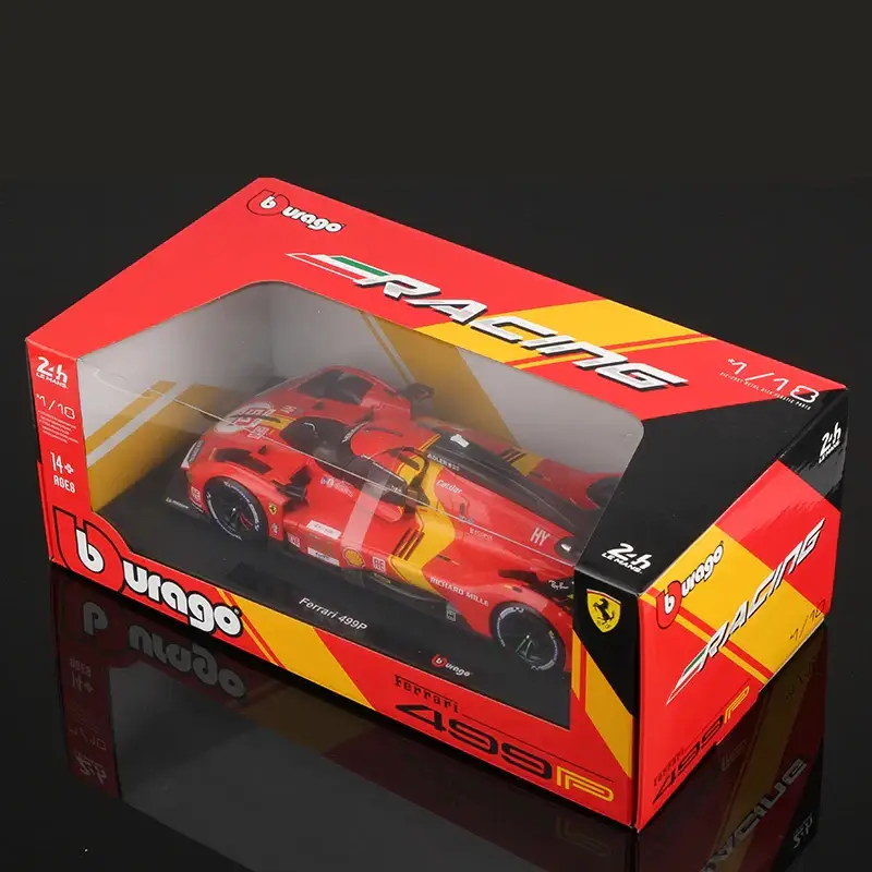 Ferrari 499P 1:18 Model Samochodu Die-Cast