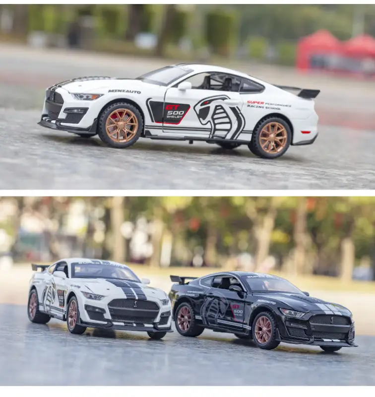 Ford Mustang GT500 1:32 Model Samochodu Metalowy Fast & Furious