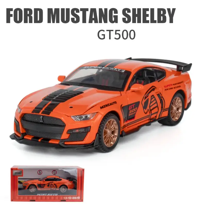 Ford Mustang GT500 1:32 Model Samochodu Metalowy Fast & Furious