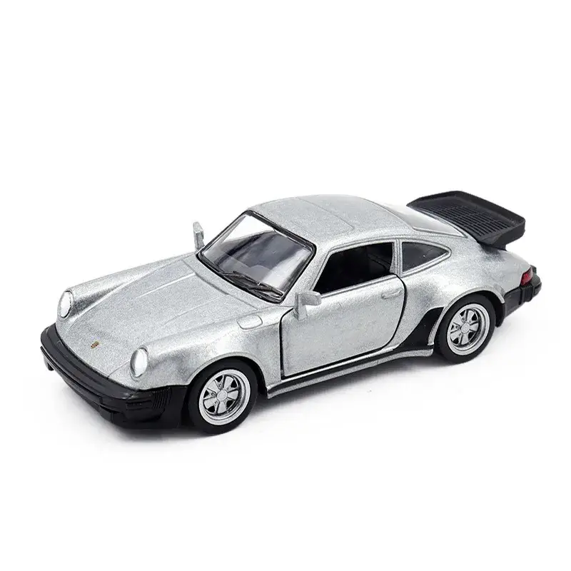 Porsche 911 1978 1:36 Model Samochodu Die-Cast Mechanizm Cofania