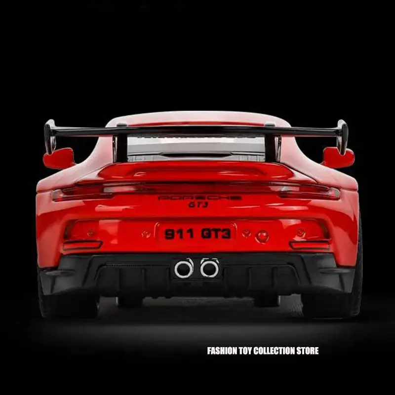Porsche 911 GT3 1:32 Model Samochodu Metalowy Dźwięk i Światło