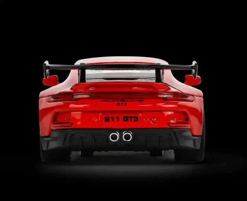 Porsche 911 GT3 1:32 Model Samochodu Metalowy Dźwięk i Światło