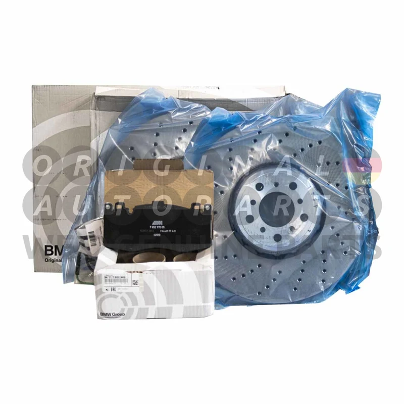 Genuine BMW Brake Discs Rotors + Pads + Sensor front left+right X5 M F85 X6 M F86 395x36mm 34112284901 34112284902 34117852969 34356792568