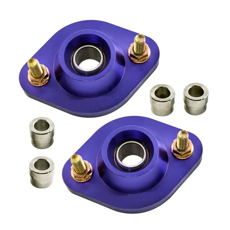 Para Tylnych Coilovers z Płytami Kątów Camber do BMW E30, E36, E46, Z3 Górne Mocowania do E36 318i 318is E46 Z3 Niebieskie