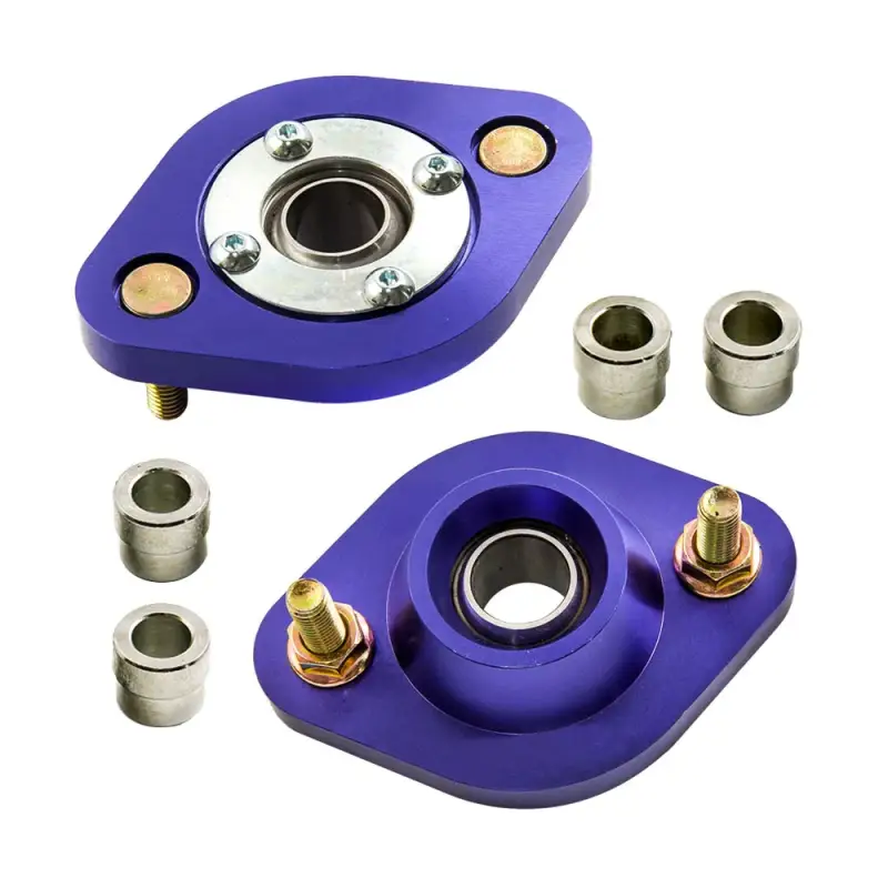 Para Tylnych Coilovers z Płytami Kątów Camber do BMW E30, E36, E46, Z3 Górne Mocowania do E36 318i 318is E46 Z3 Niebieskie