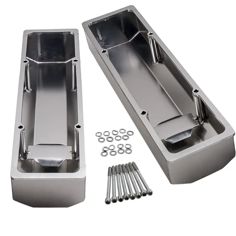 Wysoki Aluminiowy Pokrywa Zaworów Rocker dla CHEVY SBC 283 302 305 327 350 400 6351
