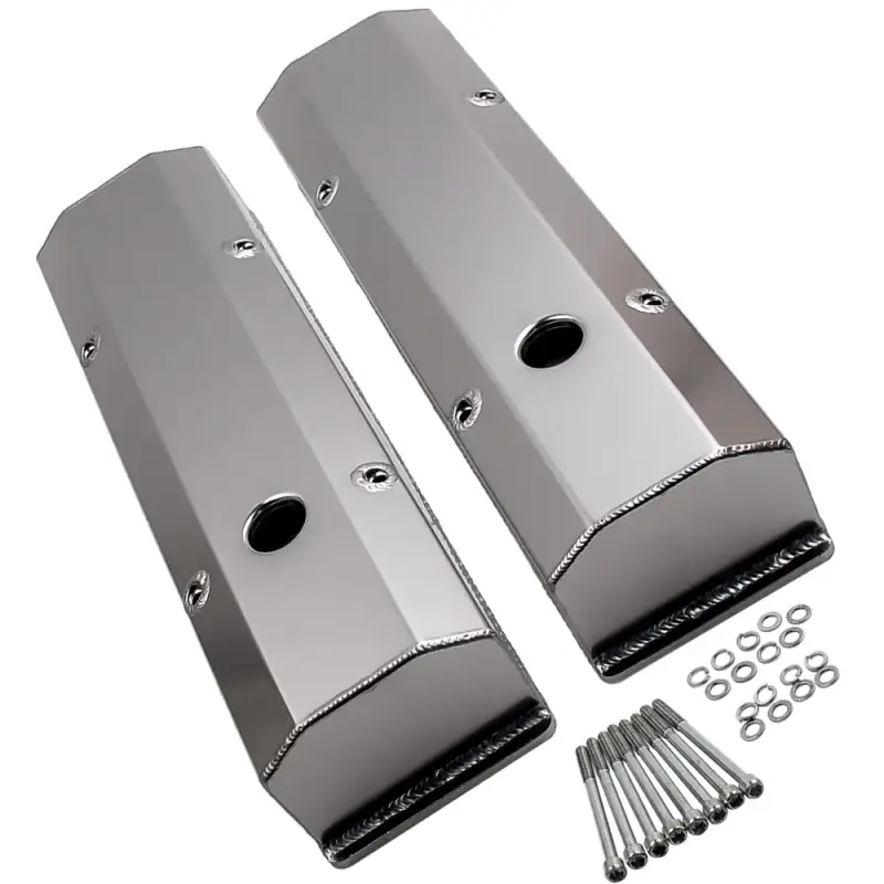 Wysoki Aluminiowy Pokrywa Zaworów Rocker dla CHEVY SBC 283 302 305 327 350 400 6351
