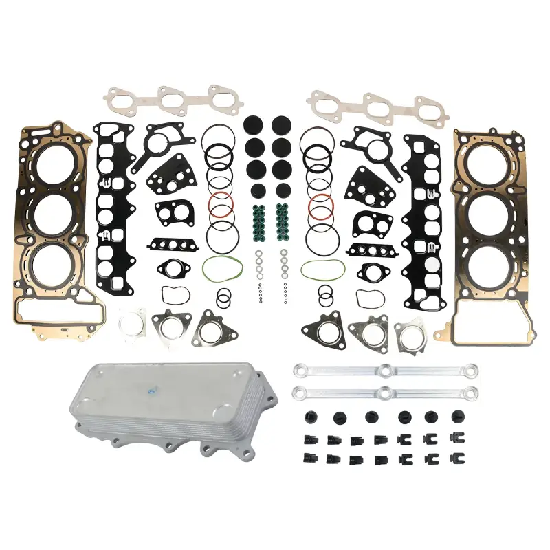Zestaw Uszczelek Chłodnicy Oleju do Silnika Mercedes-Benz OM642 V6 280 320 350 CDI