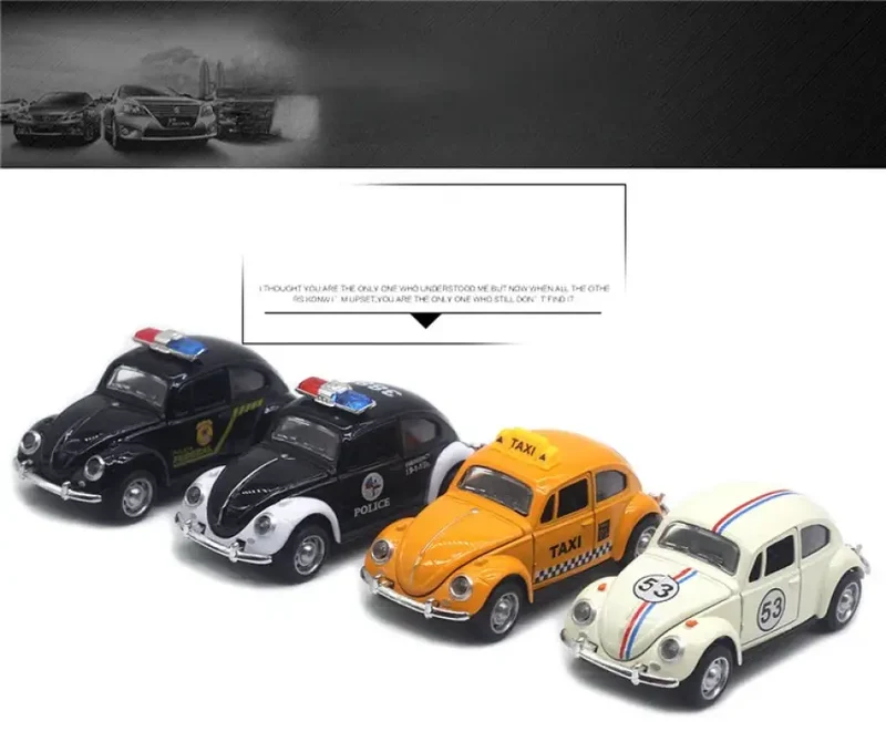 Volkswagen Beetle 1:32 Model Samochodu Metalowy