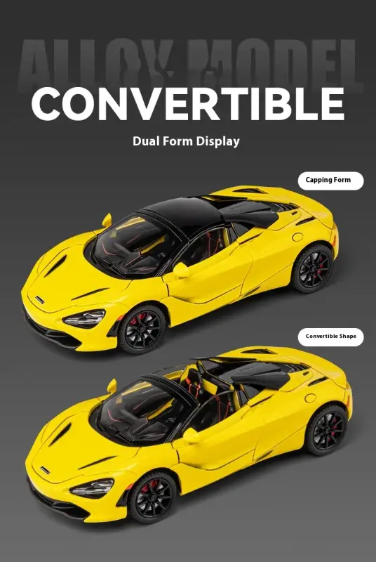 McLaren 720S 1:24 Model Samochodu Metalowy