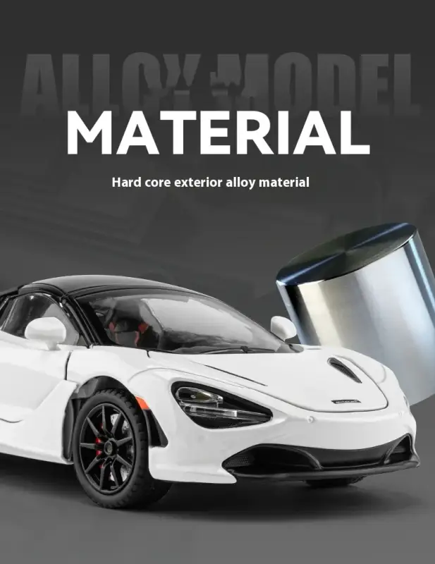 McLaren 720S 1:24 Model Samochodu Metalowy