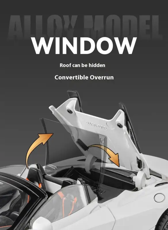 McLaren 720S 1:24 Model Samochodu Metalowy