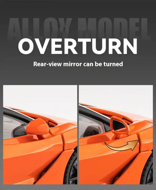 McLaren 720S 1:24 Model Samochodu Metalowy