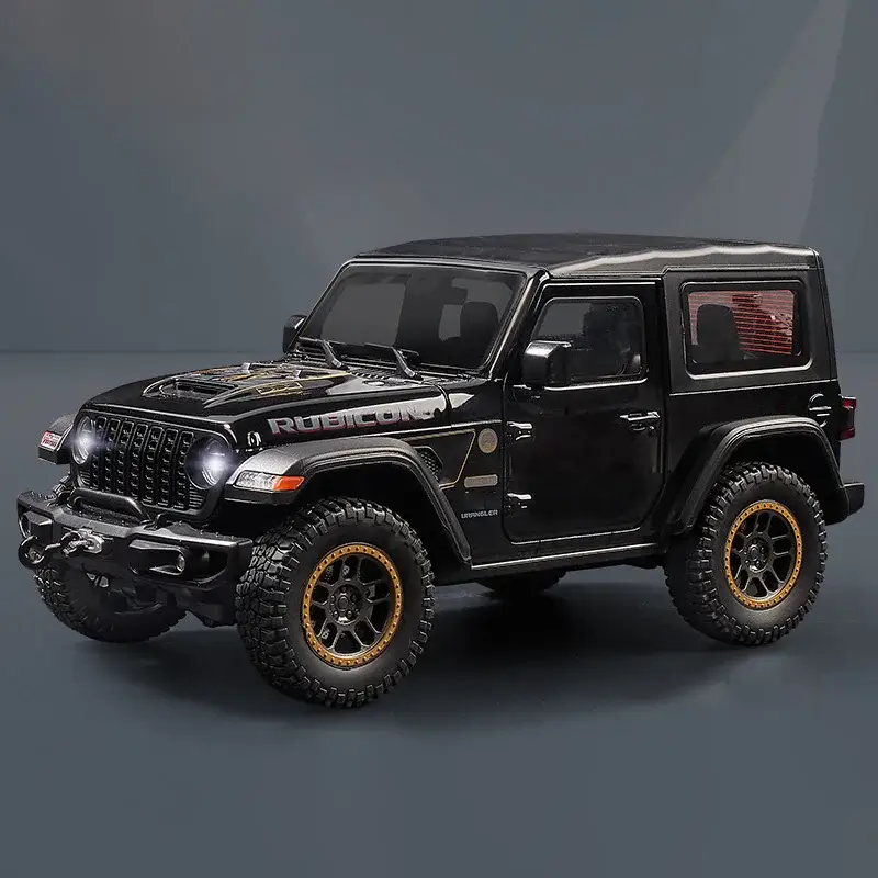 Jeep Wrangler Rubicon Mipon 1:18 Model Samochodu Metalowy Otwierane Drzwi