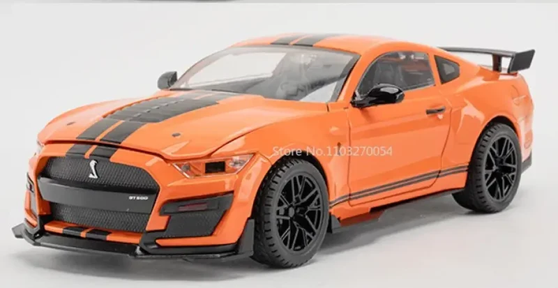 Ford Mustang Shelby GT500 1:18 Model Samochodu Metalowy Otwierane Drzwi